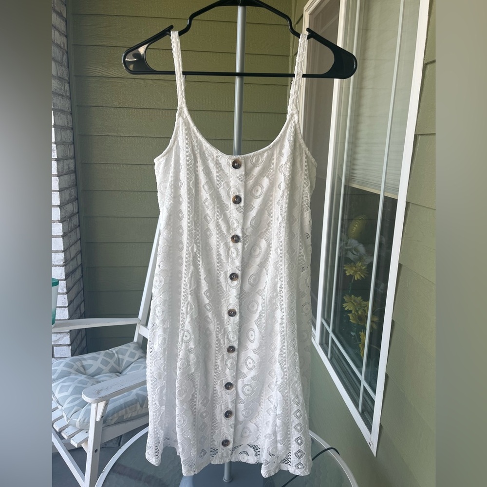 Aeropostale White Lace Dress